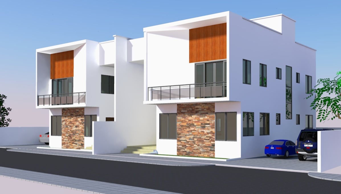 Semi-Detached One Storey Building in Liberia